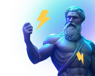 Interface de jeu du casino Spinaura avec un thème mythologique